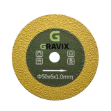 Алмазний диск вакуумного спікання GRAVIX 50×1 мм (06151G)