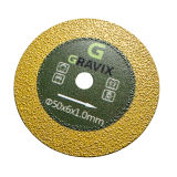 Алмазний диск вакуумного спікання GRAVIX 50×1 мм (06151G)