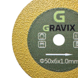 Алмазний диск вакуумного спікання GRAVIX 50×1 мм (06151G)