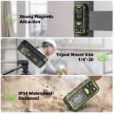  Лазерный дальномер Huepar BLM-100G, двусторонний (BLM-100G)