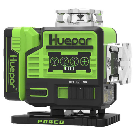 Лазерный уровень Huepar P04CG — 4D, 16 линий, зелёный лазер Osram (P04CG)