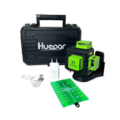Лазерный уровень Huepar B03CG в кейсе (S03CG)
