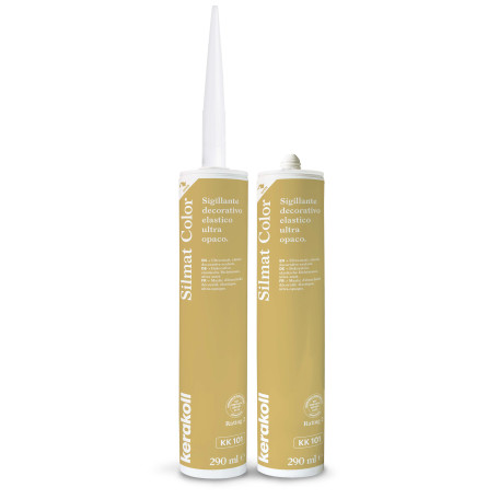 Матовий герметик (силікон) декоративний Kerakoll Silmat Color KK101, 290 мл (KKS101)