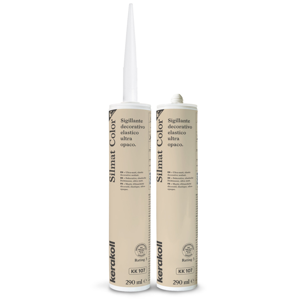 Матовый герметик (силикон) декоративный Kerakoll Silmat Color KK107, 290 мл (KKS107)