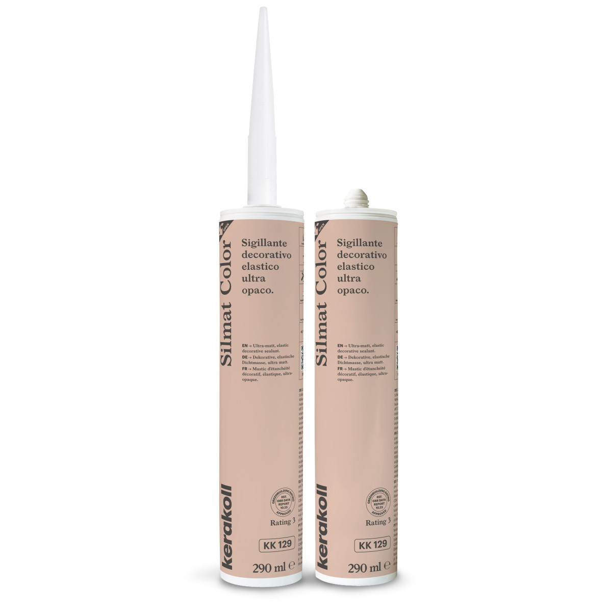 Матовый герметик (силикон) декоративный Kerakoll Silmat Color KK129, 290 мл (KKS129)