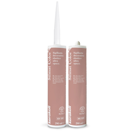 Матовий герметик (силікон) декоративний Kerakoll Silmat Color KK130, 290 мл (KKS130)