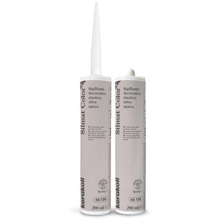 Матовий герметик (силікон) декоративний Kerakoll Silmat Color KK136, 290 мл (KKS136)