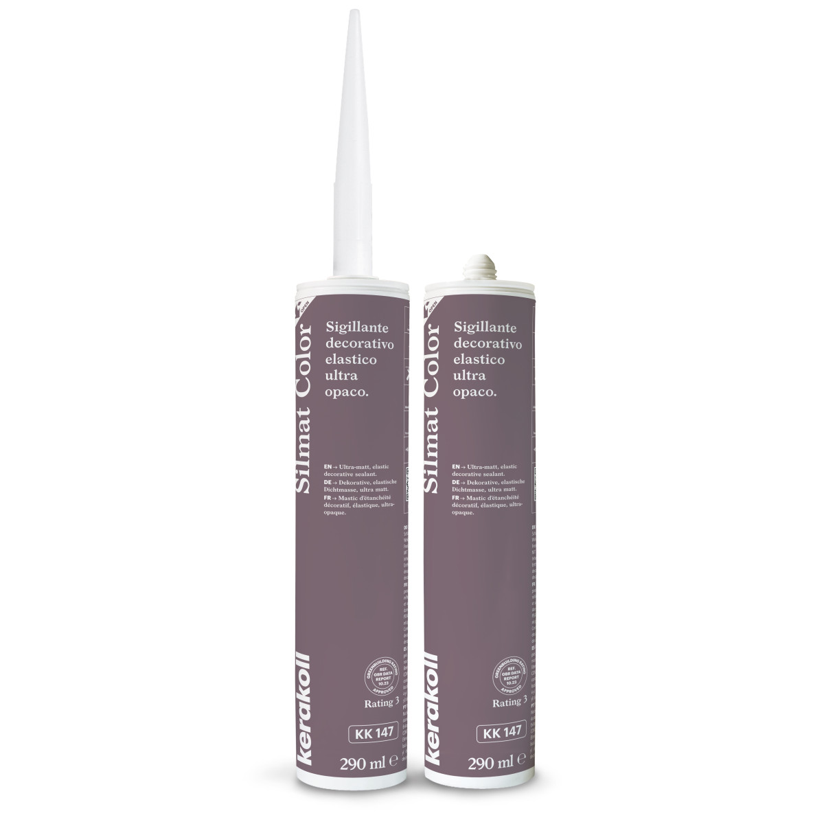 Матовый герметик (силикон) декоративный Kerakoll Silmat Color KK147, 290 мл (KKS147)
