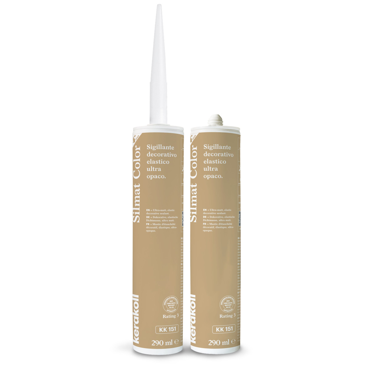 Матовый герметик (силикон) декоративный Kerakoll Silmat Color KK151, 290 мл (KKS151)
