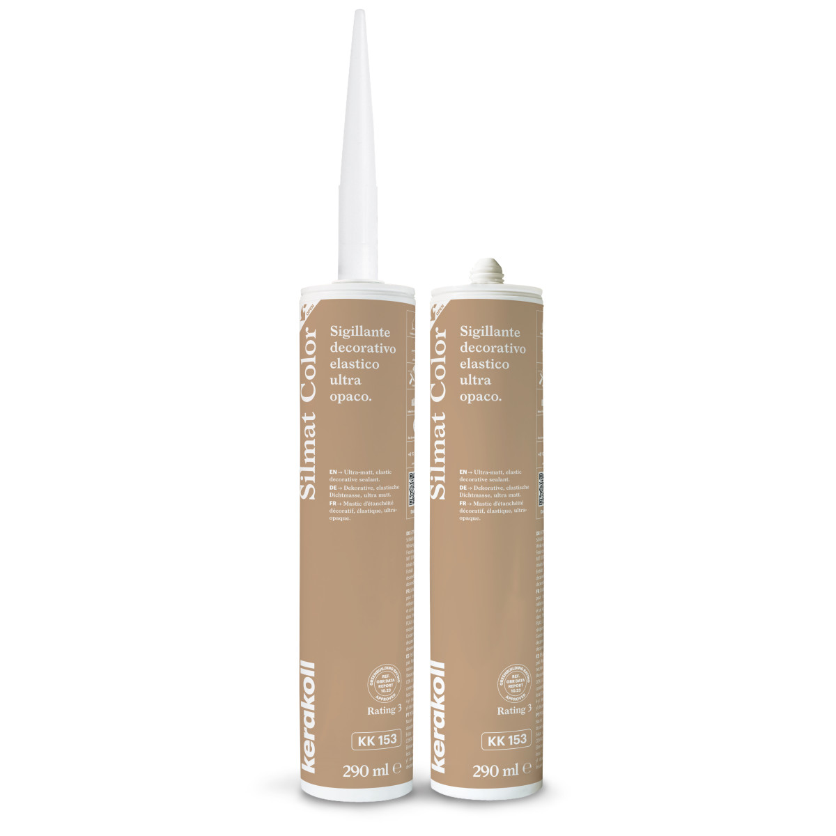 Матовый герметик (силикон) декоративный Kerakoll Silmat Color KK153, 290 мл (KKS153)