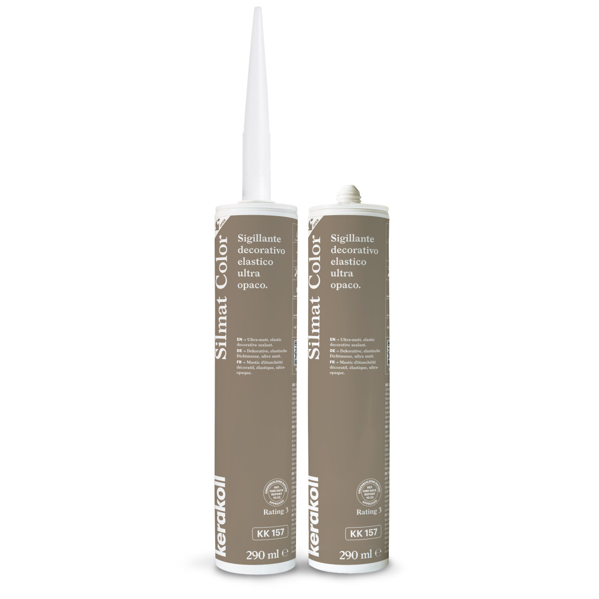 Матовий герметик (силікон) декоративний Kerakoll Silmat Color KK157, 290 мл (KKS157)