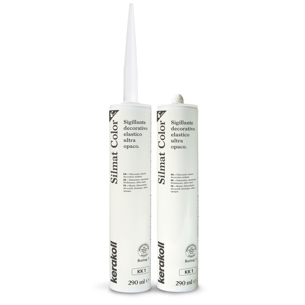 Матовий герметик (силікон) декоративний Kerakoll Silmat Color KK1, 290 мл (KKS1)