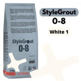 Цементная затирка StyleGrout 0-8 (White 1) 3 кг (SG08WHT10063)