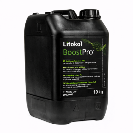 Латексная добавка Litokol Boost Pro для цементных растворов 10 л (BSTPRO0010)