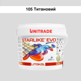 Эпоксидная затирка Litokol Starlike EVO 105 титановая 2,5 кг (STEVOBTT02.5)