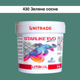 Епоксидна фуга Litokol Starlike EVO 430 зелена сосна 5 кг (STEVOVPN0005)