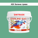 Епоксидна фуга Litokol Starlike EVO 420 зелена трава (світло-зелена) 2,5 кг (STEVOVPR02.5)