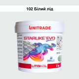 Епоксидна фуга Litokol Starlike EVO 102 білий лід (біла) 5 кг (STEVOBGH0005)