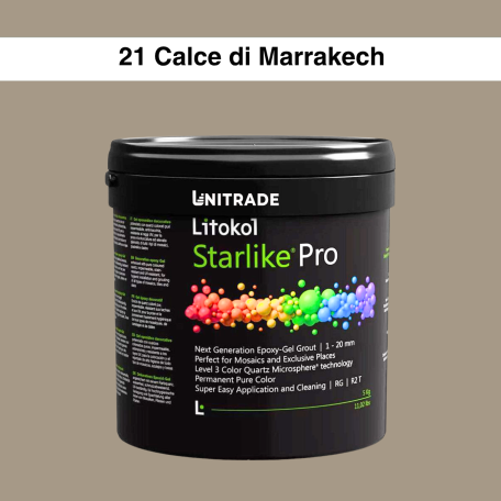 Эпоксидная гелевая затирка Litokol Starlike Pro 21 Calce di Marrakech 2,5 кг (STPROCLM02.5)
