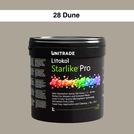 Эпоксидная гелевая затирка Litokol Starlike Pro 28 Dune 2,5 кг (STPRODUN02.5)