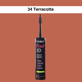 Силіконовий герметик LITOKOL Pixel 3D - 34 Terracotta, (теракота), 300 мл (PX3DTCT0121)