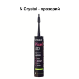 Силиконовый герметик LITOKOL Pixel 3D - N Crystal (прозрачный), 300 мл (PX3DNCRY0121)