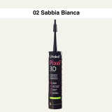 Силіконовий герметик LITOKOL Pixel 3D-02 Sabbia Bianca (білий пісок), 300 мл (PX3DSBN0121)
