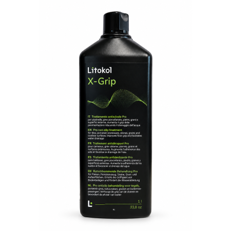 Професійне протиковзна просочення для плитки, мозаїки та каменю, Litokol X-Grip, 1 л. (XGRP0121)