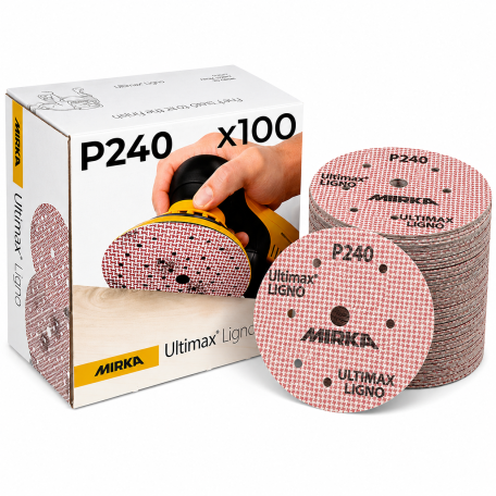 Шлифовальный круг Mirka ULTIMAX LIGNO, 125 мм, Р240, 100шт/уп (UL6M209925)