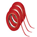Малярна стрічка MUSTANG Da Vinci RED 6 мм × 50 м, (3шт/компл), червона (ITWP650R)