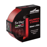 Малярная лента MUSTANG Da Vinci RED 36 мм × 50 м, красная (ITWP3650R)