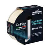 Малярна стрічка MUSTANG Da Vinci LINE 38 мм × 50 м, біла (ITWP3850W)