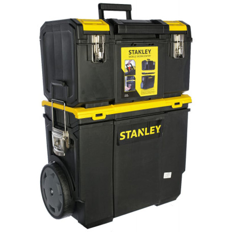 Ящик MOBILE WORKCENTER 3 в 1, размеры 475x284x630 мм, на колесах STANLEY (1-70-326)