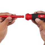 Набор прецезионных отверток VDE MILWAUKEE 4-в-1 (рукоятка VDE + 4 бит TORX VDE) (4932493658)