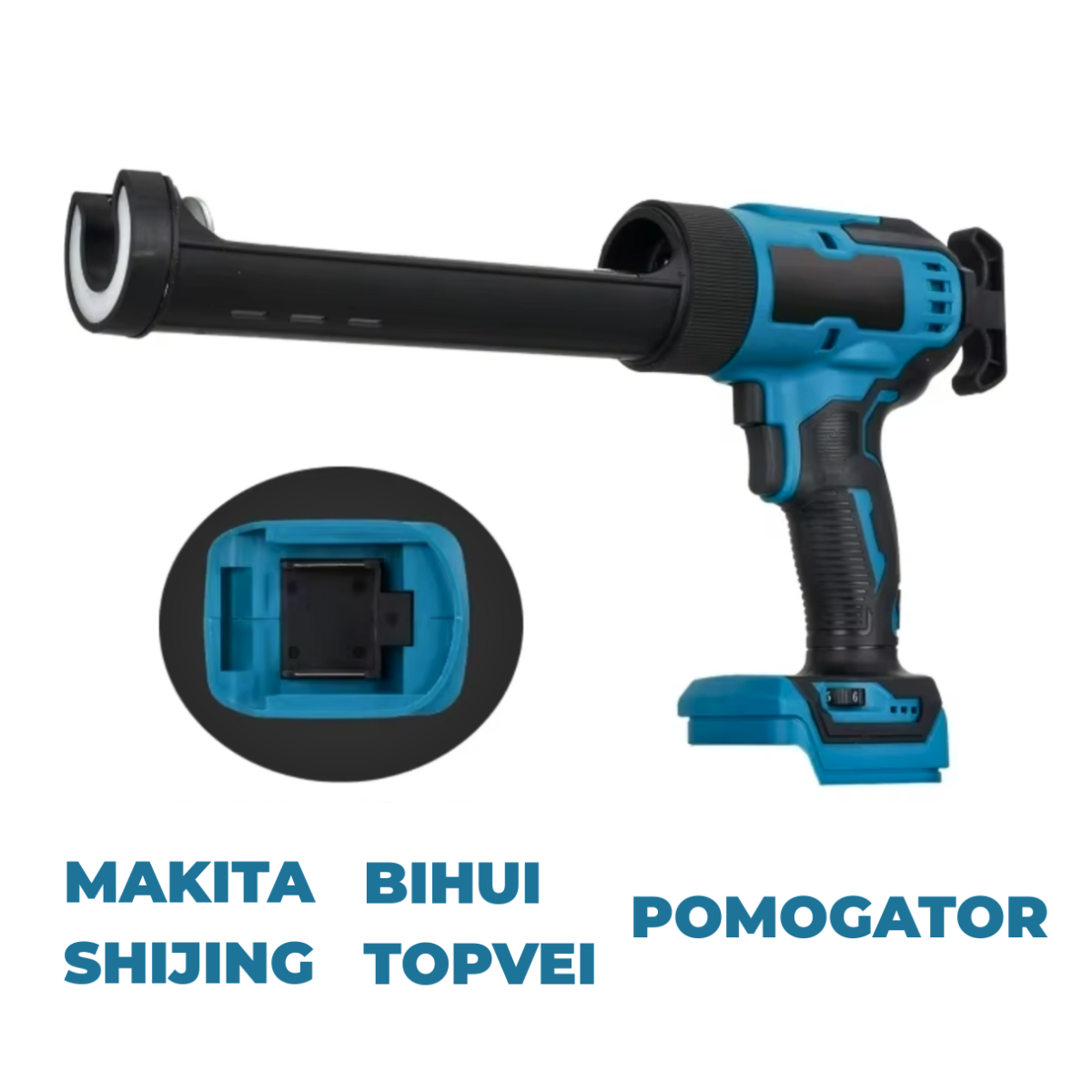 Аккумуляторний пістолет для герметиків FIXTOOL GUNgster 21V, без АКБ (FIXGUN)