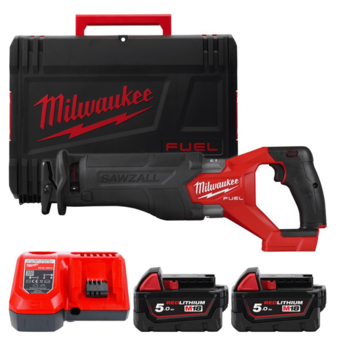 Сабельная аккумуляторная пила MILWAUKEE M18 FHZ-502X (FUEL SAWZALL) (4933478291)