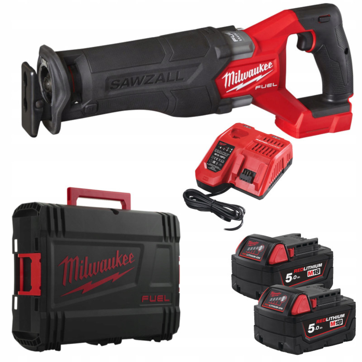 Сабельная аккумуляторная пила MILWAUKEE M18 FHZ-502X (FUEL SAWZALL) (4933478291)
