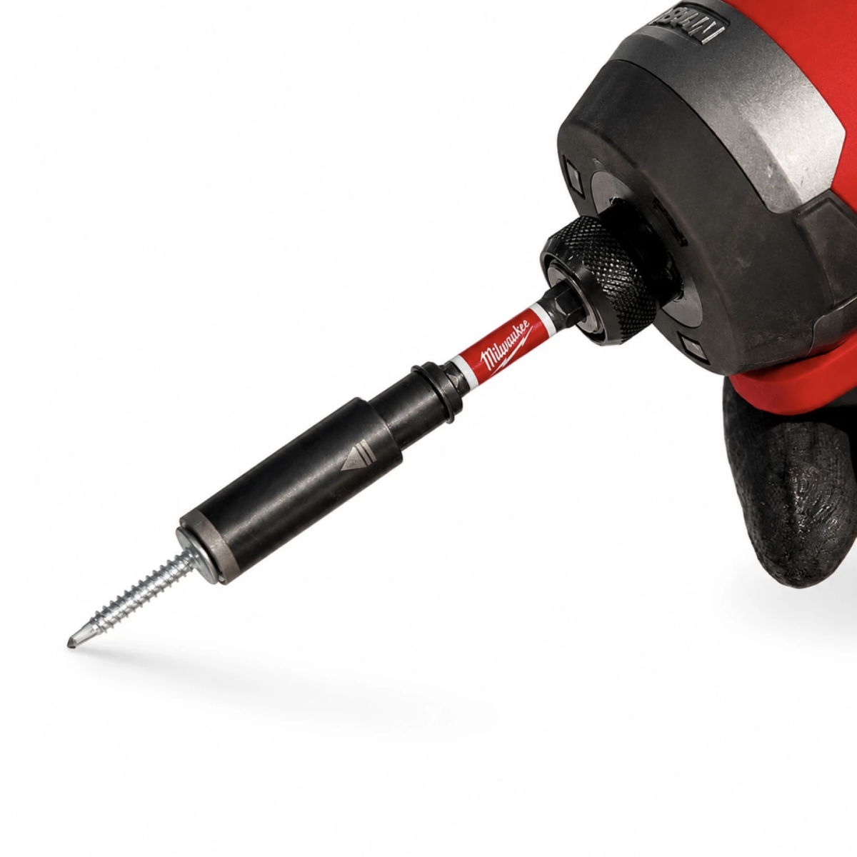 Держатель бит магнитный 1/4'' Hex 75мм с винтовым фиксатором Milwaukee (4932500396)
