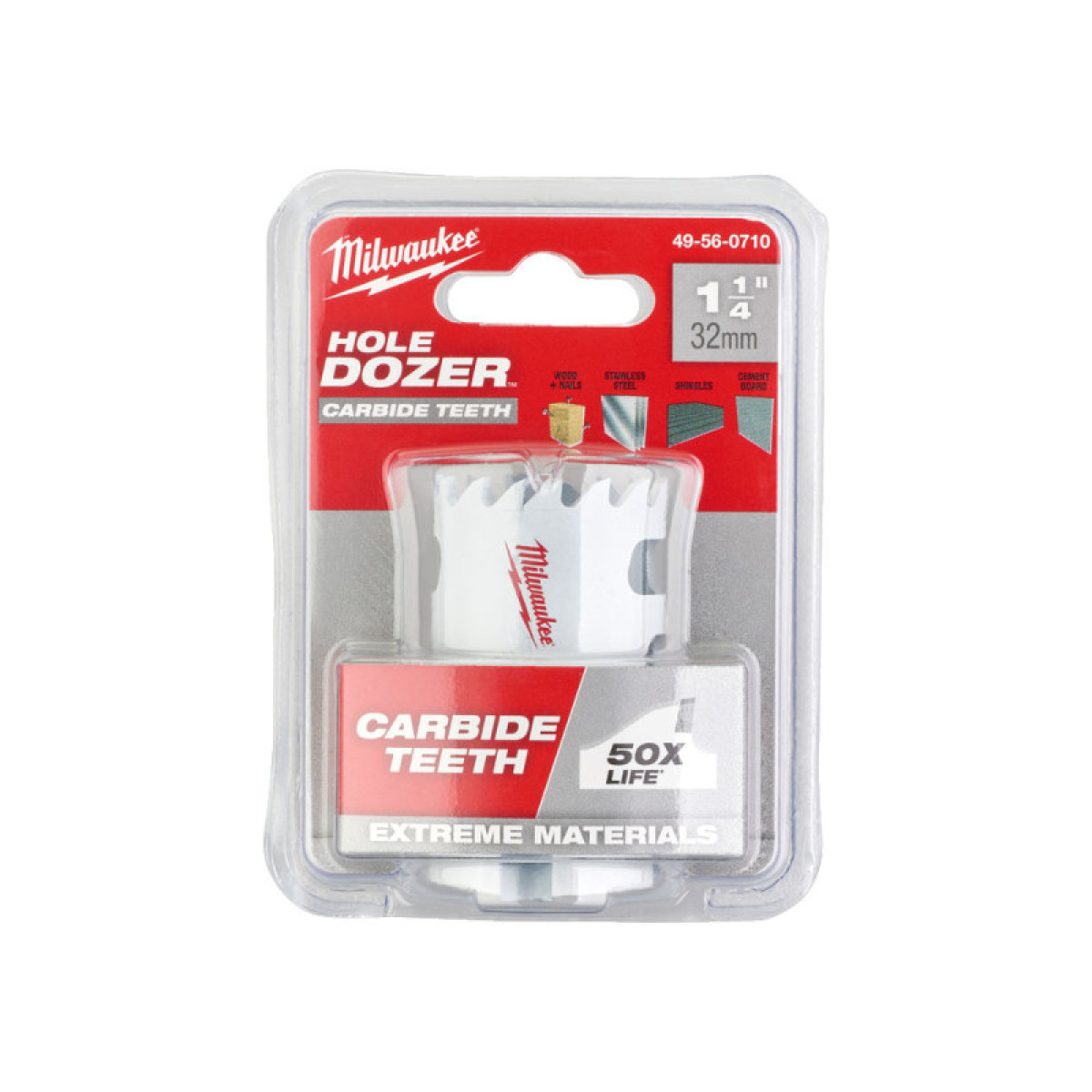 Біметалічна коронка HOLEDOZER CARBIDE 32мм (1 шт) (49560710)