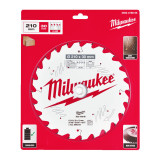 Пильный диск MILWAUKEE для настольной пилы по дереву (24 зуба), 210x1,9x30 (4932478095)
