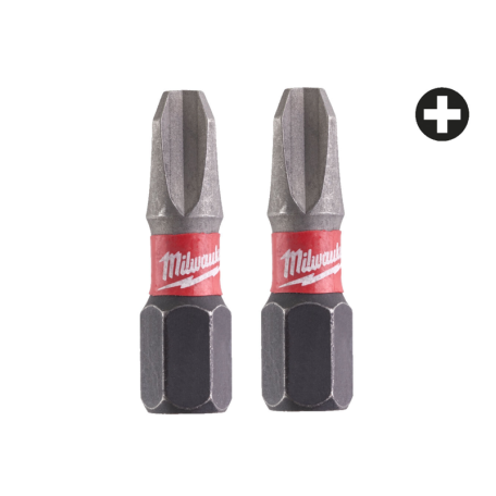 Бита Milwaukee PH3 SHOCKWAVE 25 мм, 2 шт. (4932430857)
