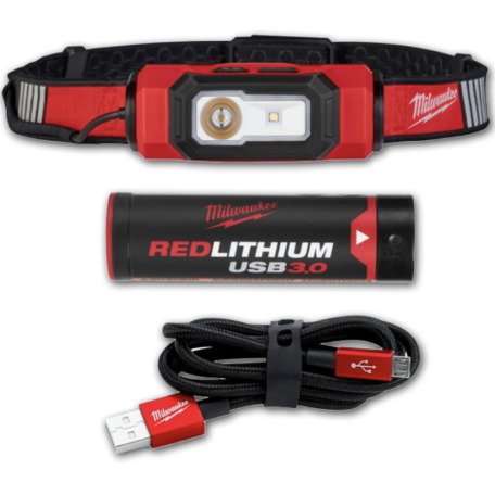 Аккумуляторный налобный фонарь заряжаемый через USB L4 HL-VIS-301 (4933479768)