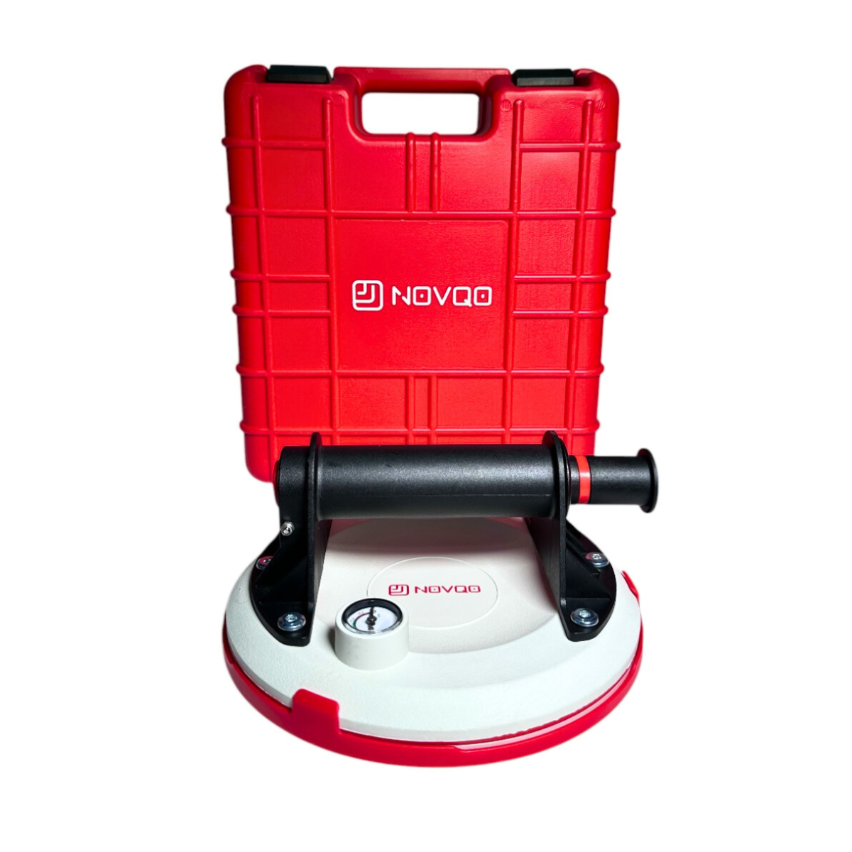 Вакуумная присоска Novqo P611W с манометром, белая (NQP611W)