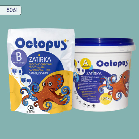 Двокомпонентна епоксидна фуга Octopus Zatirka колір 8061, 1,25 кг (8061-1)