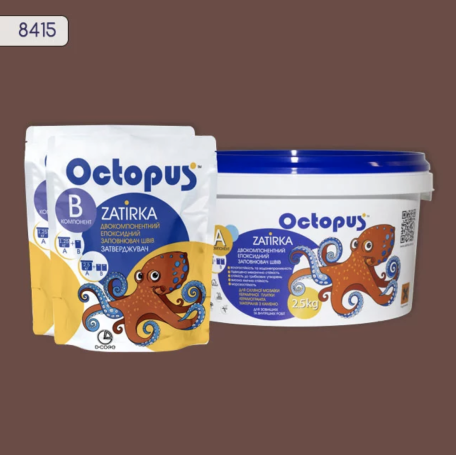 Двокомпонентна епоксидна фуга Octopus Zatirka колір 8415, 2,5 кг (8415-2)