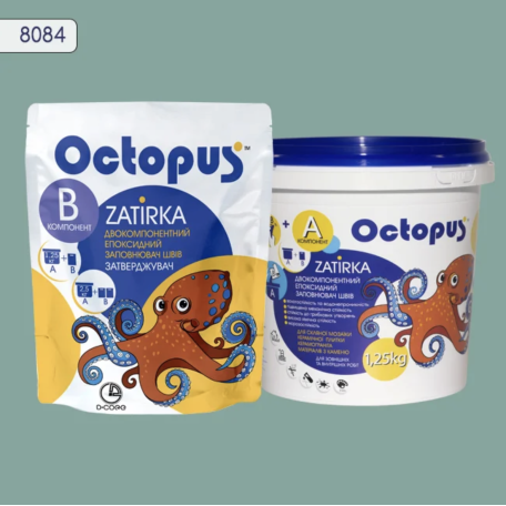 Двокомпонентна епоксидна фуга Octopus Zatirka колір 8084, 1,25 кг (8084-1)