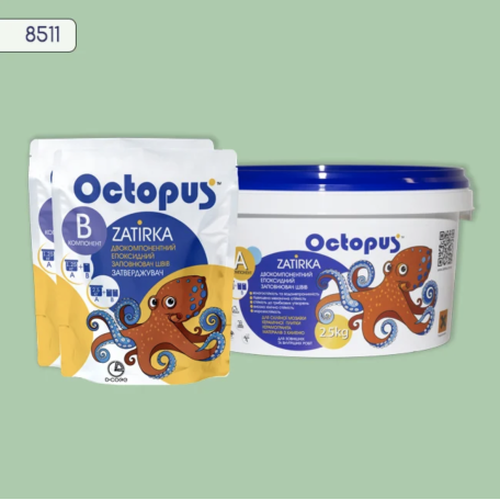 Двокомпонентна епоксидна фуга Octopus Zatirka колір 8511 2,5 кг (8511-2)
