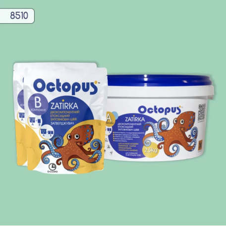 Двокомпонентна епоксидна фуга Octopus Zatirka колір 8510 2,5 кг (8510-2)