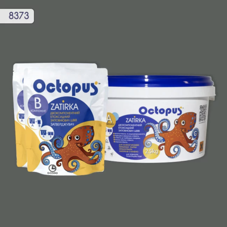 Двухкомпонентная эпоксидная затирка Octopus Zatirka 8373, 2,5 кг (8373-2)