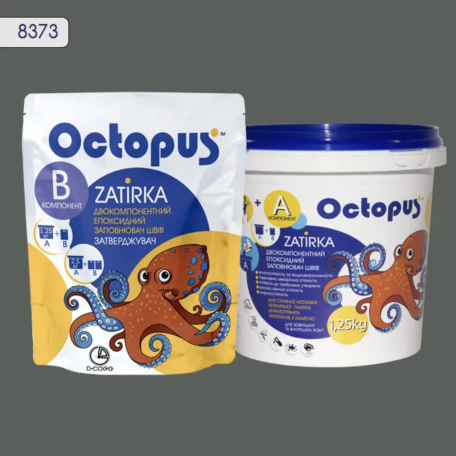 Двокомпонентна епоксидна фуга Octopus Zatirka колір 8373, 1,25 кг (8373-1)